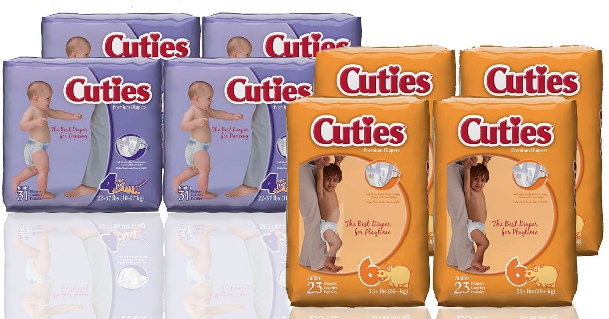 Amazon Family Cuties Baby Diapers Only 7¢ Each Shipped (size 4 or 6)