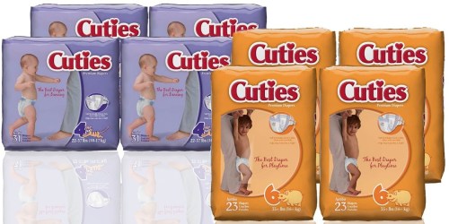 Amazon Family: Cuties Baby Diapers Only 7¢ Each Shipped (size 4 or 6)