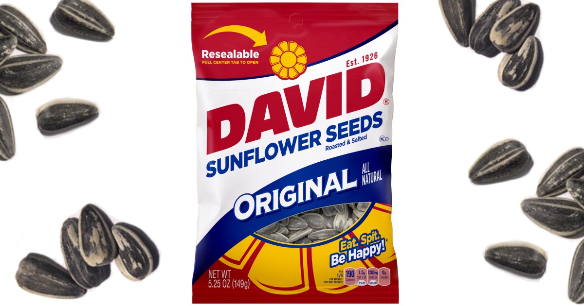 Amazon TWELVE David's Sunflower Seeds Bags Only 9.96 Shipped (Just 83