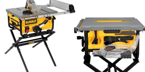 Amazon: DeWalt Table Saw + Stand Only $334.99 Shipped (Regularly $499)
