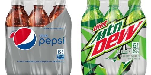 Kmart.com: Diet Pepsi and Diet Mtn. Dew 6 Packs Only $1.88 Each (Just 31¢ Per Bottle)