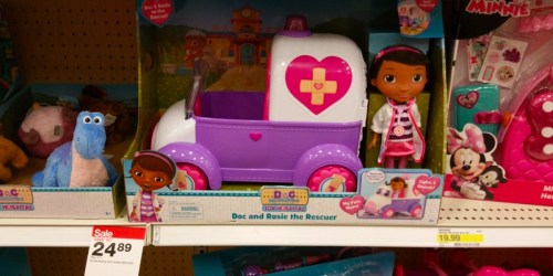 Target: New 40% Off TOY Offers = Doc McStuffins Doc & Rosie Rescuer Only $14.93 (Regularly $41.49)
