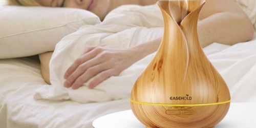Amazon: Easehold 400 ml Essential Oil Diffuser w/ LED Lights ONLY $25.89 Shipped