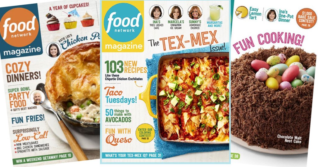 Food Network Magazine: 3 Year Subscription Only $19.99 (Just 67¢ Per Issue)