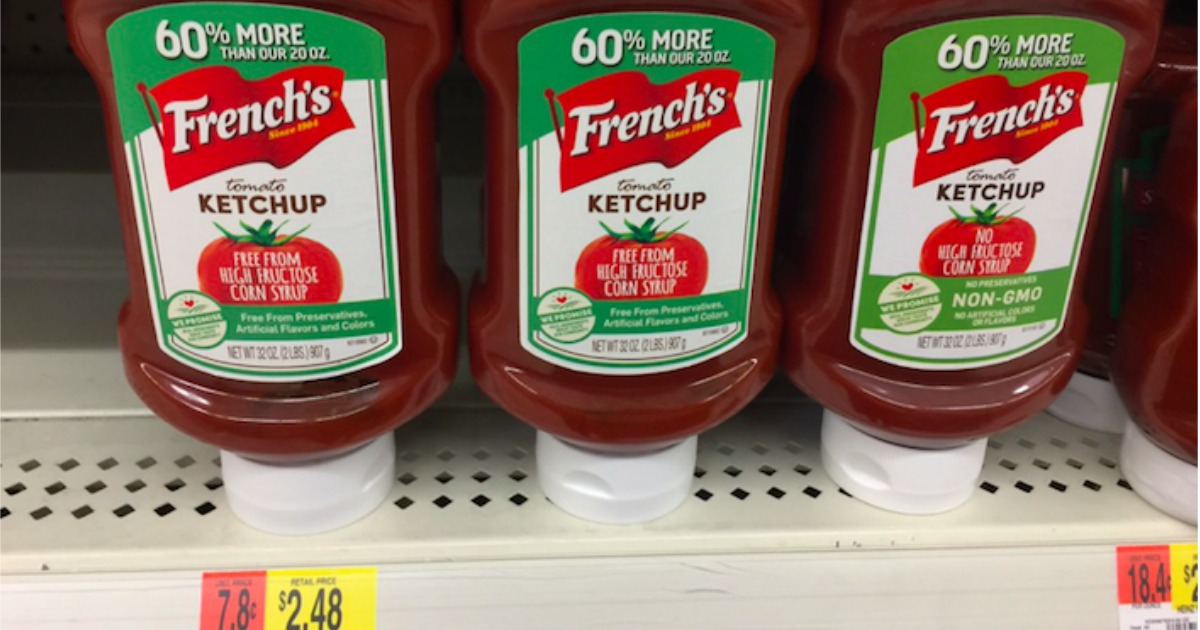 Walmart & Target French's Ketchup & Mustard UNDER 50¢ Each (NO Coupons