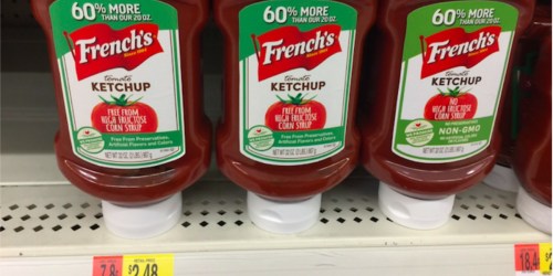 Walmart & Target: French’s Ketchup & Mustard UNDER 50¢ Each (NO Coupons Needed)
