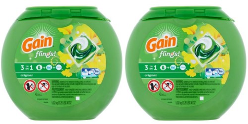 New TopCashBack Members: FREE Gain Flings 42-Count Laundry Detergent Pacs ($12 Value)