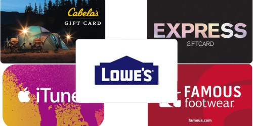 $65 Famous Footwear eGift Card + $10 Bonus Only $65 & More Great Gift Card Deals