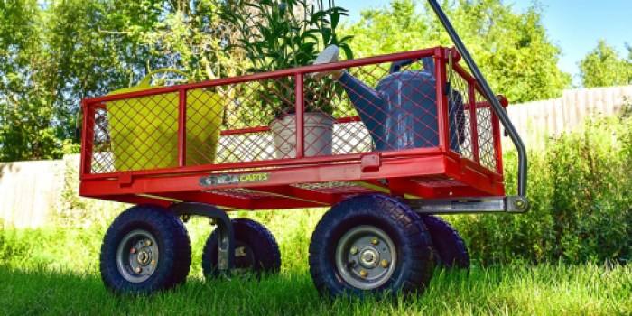 Amazon: Gorilla Carts Steel Utility Cart Only $72.42 Shipped (Reg. $120) – Holds 800 Pounds