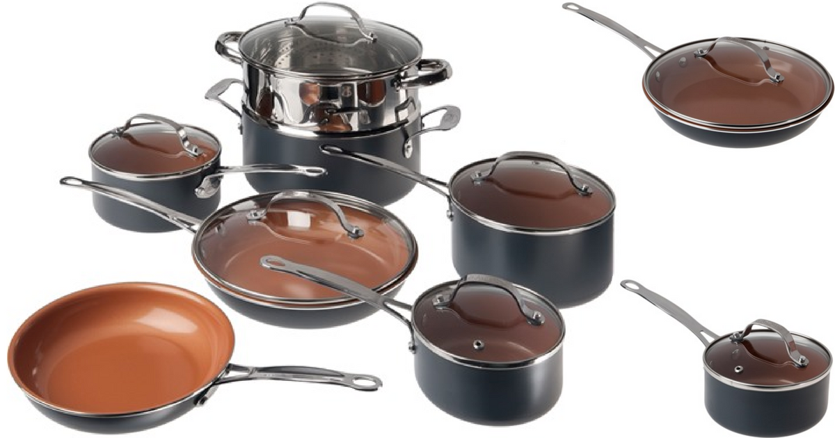 Gotham NonStick 12Piece Cookware Set Only 79.99