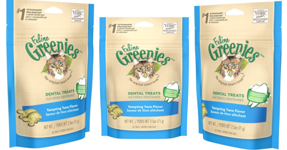 Amazon: Feline Greenies Dental Cat Treats 2.5oz Bags Only $1.22 Shipped