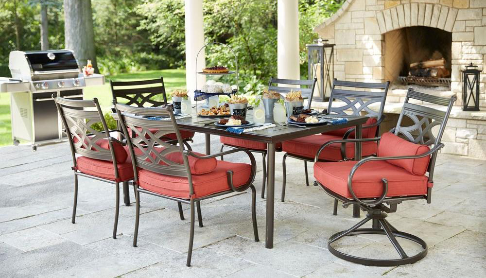 Home Depot 7 Piece Patio Dining Set w Cushions Only 399 Shipped Regularly 599