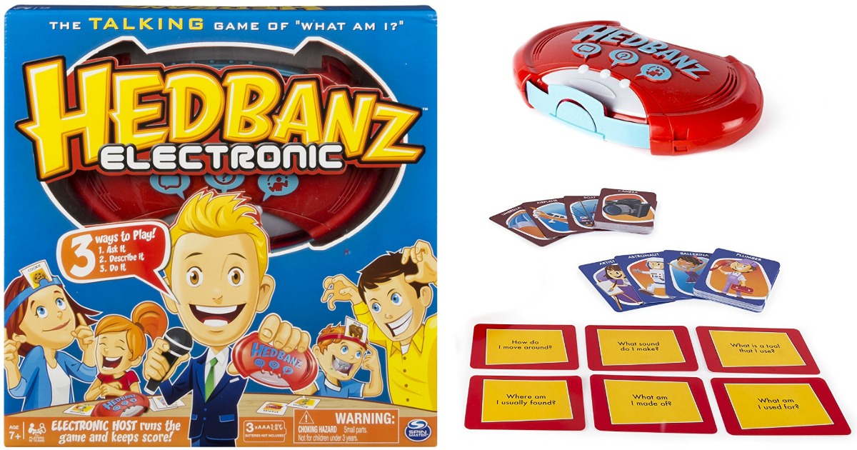 Amazon Hedbanz Electronic Card Game Only 7.35 (Ships w/ 25 Order)
