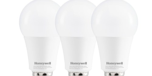 Amazon: 3 Pack Honeywell LED Dimmable 60 Watt Equivalent Light Bulbs Only $3.29