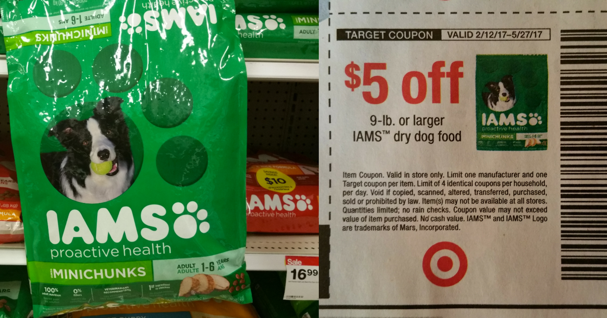 Target Iams Dry Dog Food Only 1.99 After Gift Card Starting 4 8