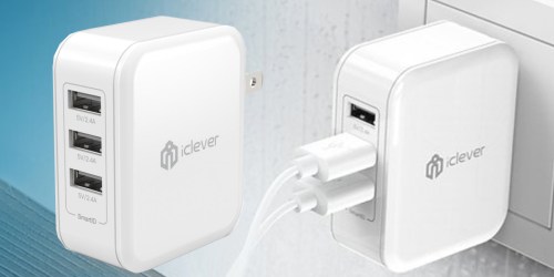 Amazon: iClever BoostCube USB Wall Charger Only $9.99 – Charge 3 Electronic Devices At Once