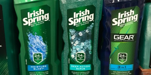 New $1/1 Irish Spring Body Wash Coupon = UNDER $1 at Walgreens and Rite Aid