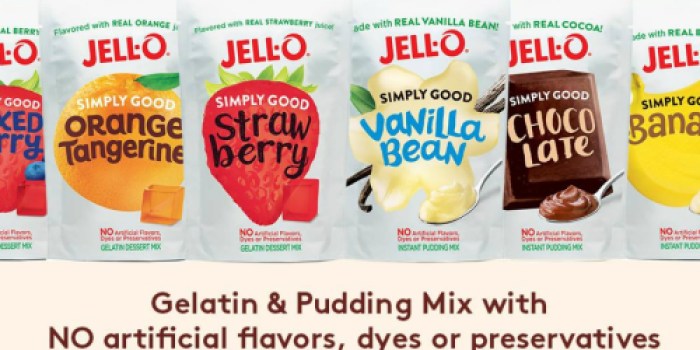 Kroger & Affiliates: FREE Jell-O Simply Good Gelatin or Pudding (Must Download eCoupon Today)