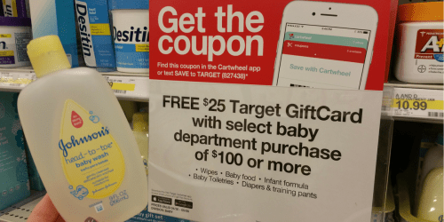 Target: Johnson’s Baby Wash Only 99¢, Wipes Only 92¢ + More (After Gift Card)