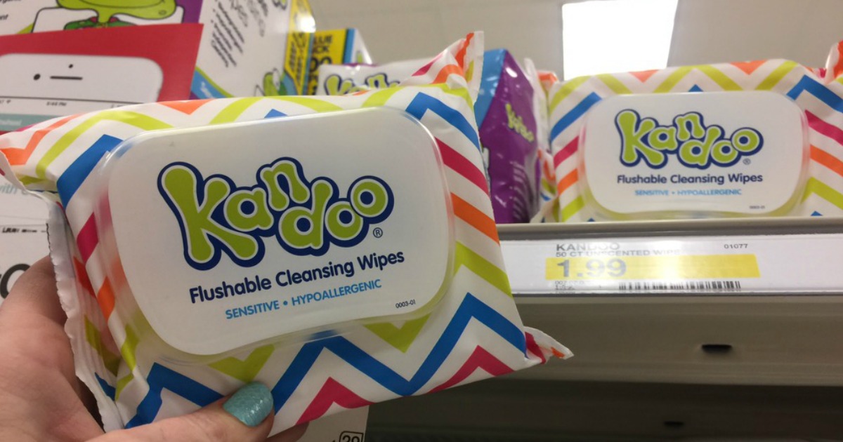 Target Kandoo Flushable Wipes 50 Count Pack Just 59¢ & More Great Buys