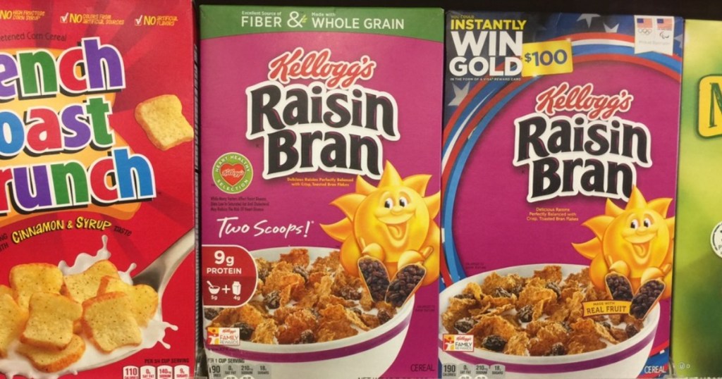 New Kellogg's Corn Flakes & Raisin Bran Coupons = $1.50 Per Box at ...