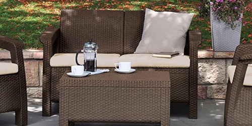 Amazon: Keter Outdoor Patio Love Seat w/ Cushions Only $95.38 Shipped (Reg. $199.99)