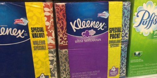 Walgreens: Kleenex Facial Tissues 4-Packs $3.24 (Just 81¢ Per Box)