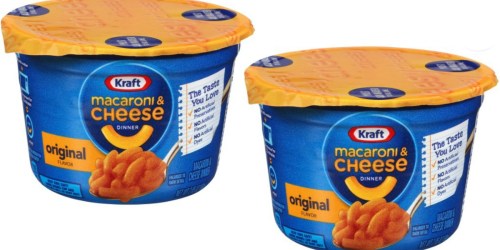 Amazon: Kraft Mac & Cheese Microwavable Cups 10-Pack Only $4.98 Shipped (Just 50¢ Each)