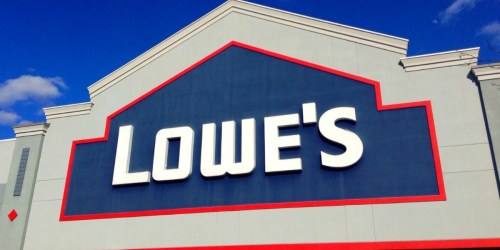 Up to 75% off Lighting at Lowe’s