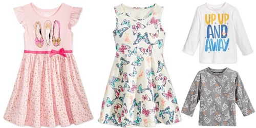 Macy’s: Extra 25% Off Clothing Including Clearance = $2.24 Baby Tees, $9.74 Girls Dresses & More