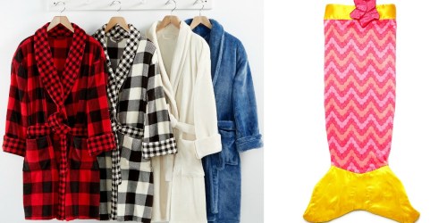 Macy’s: Up to 60% Off Sitewide = Martha Stewart Plush Robe Only $8.39
