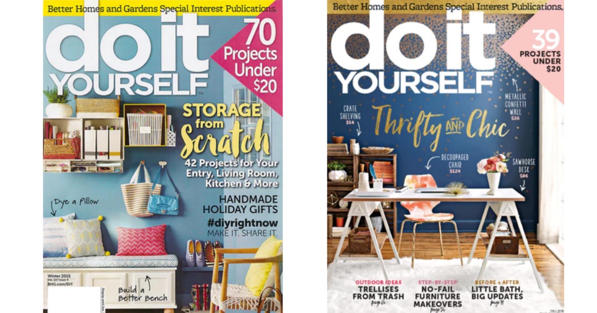 Enjoy DIY Projects? Score a One Year Subscription to Do It Yourself Magazine for ONLY $9.99 ...