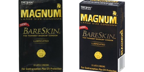 Amazon: Trojan Magnum Bareskin Lubricated Condoms 10-Count Only $3.61 Shipped