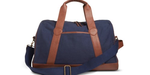 Target.com: Merona Men’s Navy Weekender Bag Only $14.98 (Reg. $29.99)