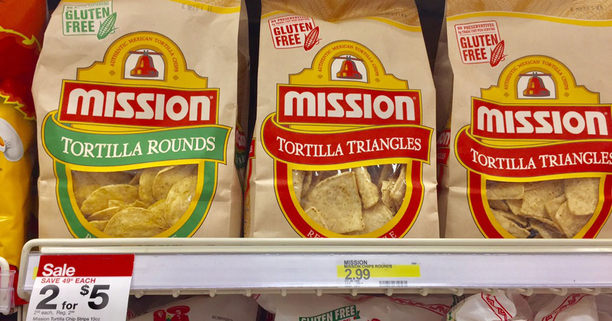 Target Mission Tortilla Chips Just 1.87 & 10 Count Tortillas 1.39