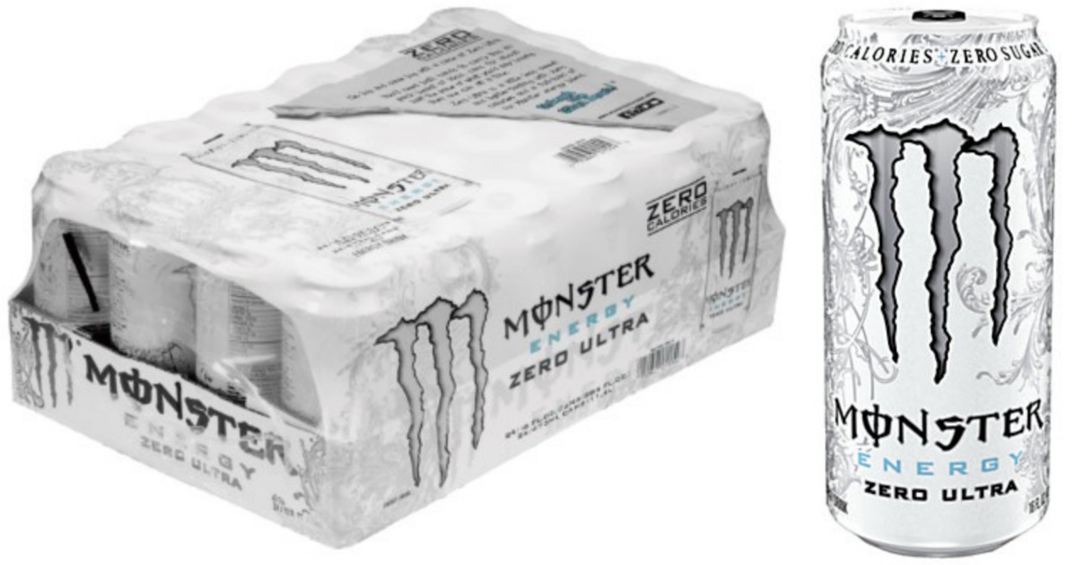 Office Depot/OfficeMax Monster Zero Ultra Energy Drinks 24 Pack Only