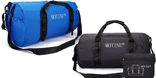 Amazon: Foldable Duffle Bag Only $10.80, 6-Piece Packing Set Only $11.99 & More