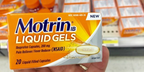 NEW $1/1 Motrin Product Coupon = 20-Count Liquid Gels Only $2.14 at Target + More