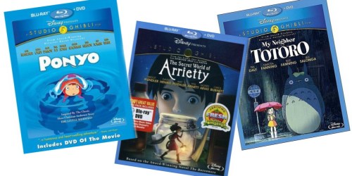 DEEP Discounts on Studio Ghibili Films (Blu-ray + DVD) = Ponyo Only $12.99 (Reg. $26.50) + More