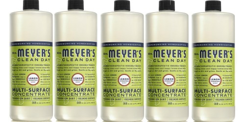 Amazon: Mrs. Meyers Multi-Surface Concentrate 32oz Bottles Only $4.18 Each Shipped