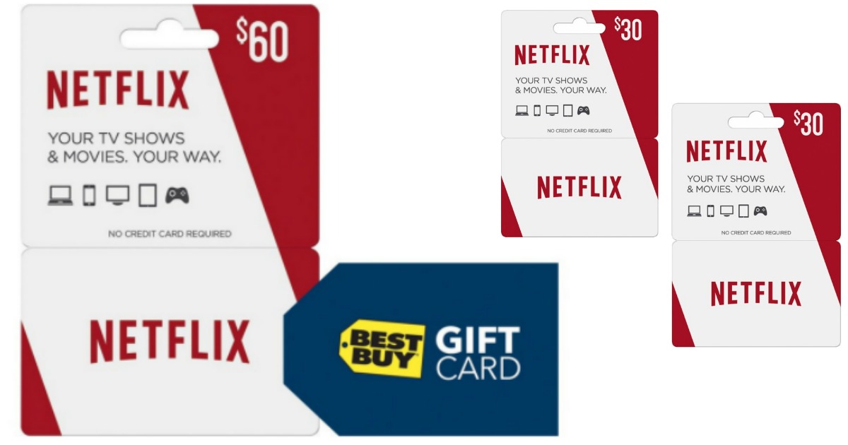 Score a FREE $5 Best Buy Gift Card with Purchase of $60 in Netflix Gift Cards - Hip2Save