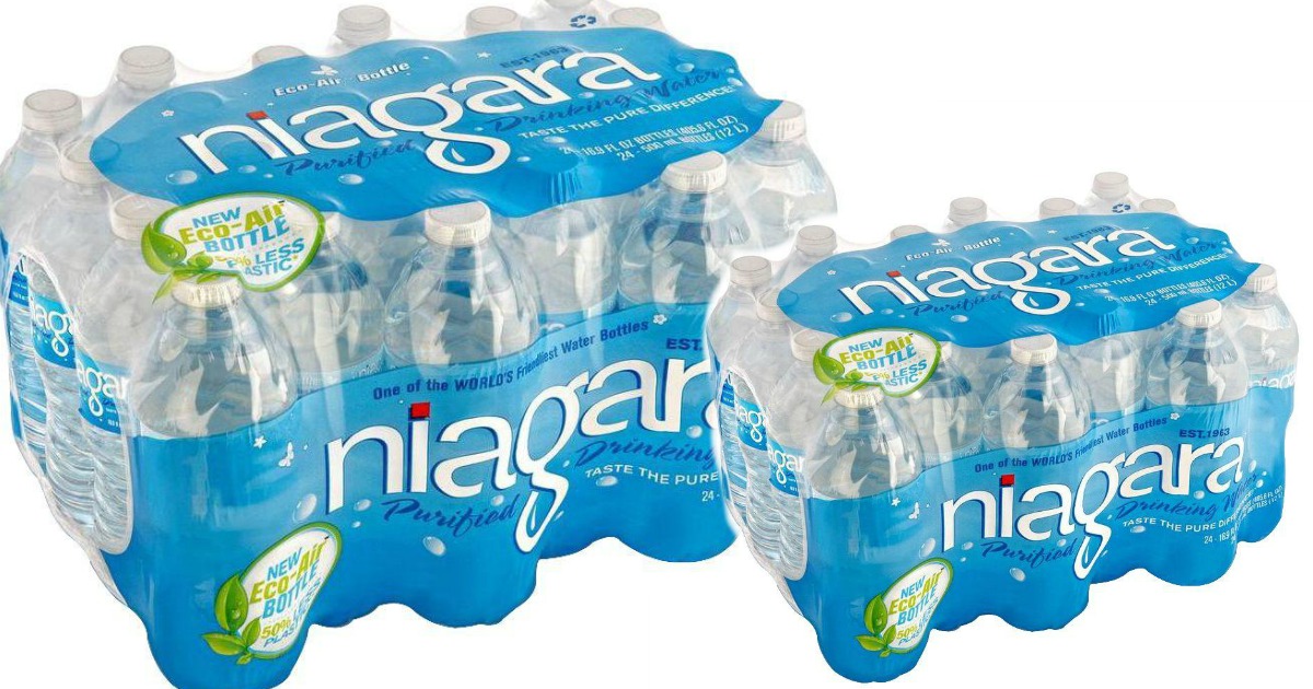 Home Depot Niagara Bottled Water 24Pack Only 1.98 (InStore Only