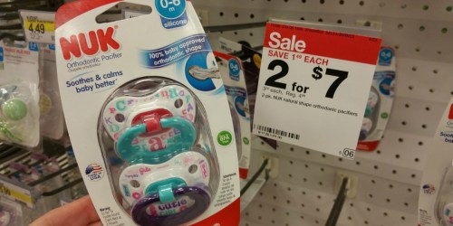Target: NUK Pacifiers 2-Pack ONLY $1.50