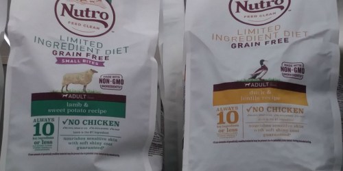 Petco Shoppers! Score FREE 5 Pound Bag of Nutro Brand Dog Food