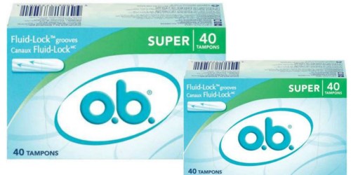 FREE o.b. Original Super Tampons 40ct Package