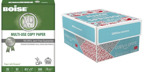 Office Depot/OfficeMax: Great Deals on Copy Paper After Rewards