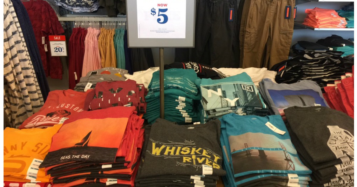 Old Navy Tees for the Family Just $5 (Regularly $10) | Includes Graphic Styles, Tanks & More
