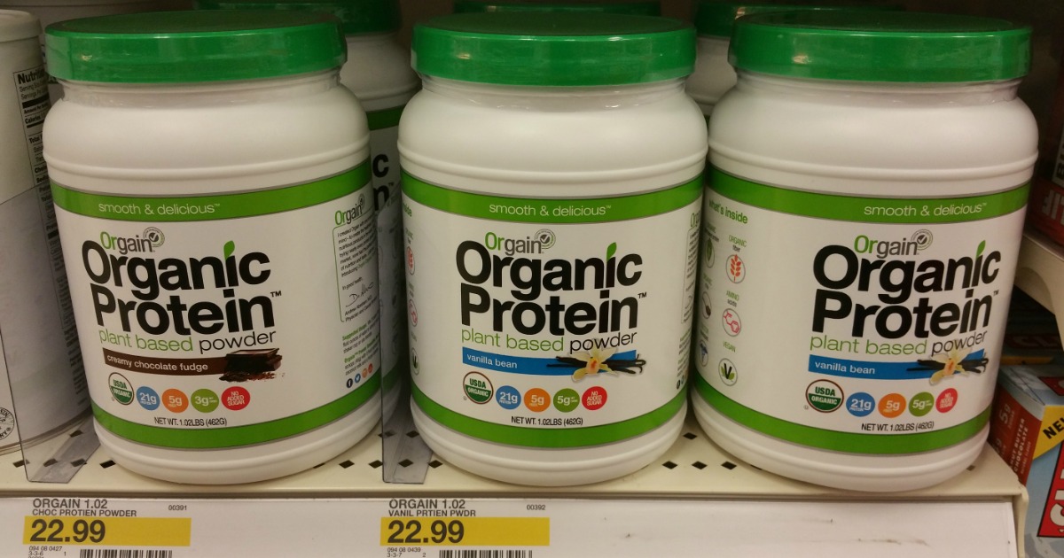 Target Orgain Organic Protein Powder Only 339 Regularly 2299