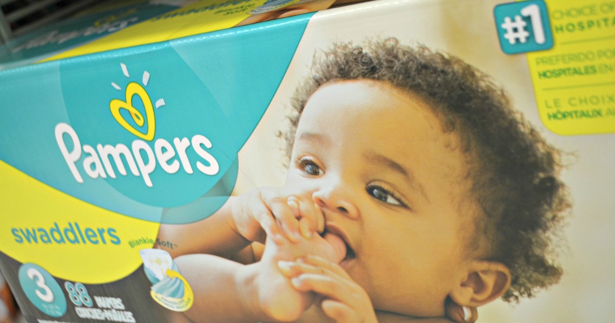 Amazon Family Pampers Swaddlers Size 5 Diapers 124 Count Box Only 14.