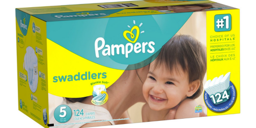 Amazon Family: Pampers Swaddlers Size 5 Diapers 124-Count Box ONLY $13.94 Shipped